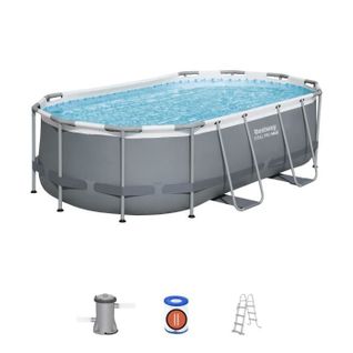 Kit Piscine Hors Sol Tubulaire Bestway - Steel Pro Max™ - 427 X 250 X 100 Cm - Ovale (avec Filtre)