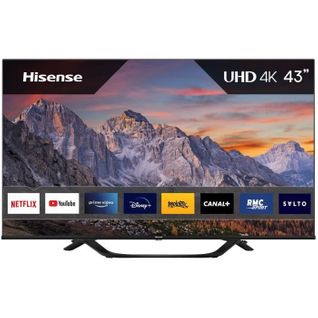 43a63h - TV LED 43" (108 cm ) - 4k Uhd (3840 X 2160) - Dolby Vision - TV Connecté - 3xHDMI 2.0