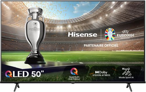 50e7nq - TV Qled 50 (126 Cm) - 4k Uhd 3840x2160 - Hdr10 - TV Connecté - 3xhdmi 2.1 - Wifi