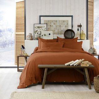 Housse De Couette 200x200 Flanelle De Coton Tomette