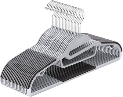 Lot De 20, Bandes Antiglisse,crochet Pivotant à 360°,loingueur 41,5 Cm, Gris Clair Crp41g