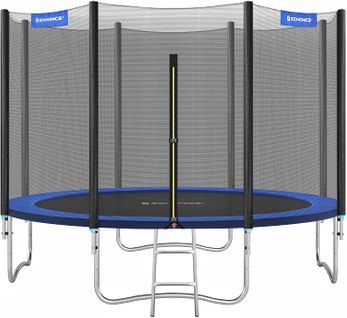 Trampoline Extérieur, Diamètre 305 Cm, Noir Et Bleu