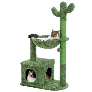 Arbre à Chat Cactus Design 4-en-1 Vert 102 Cm