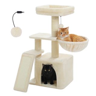 Petit Arbre à Chat Modulable 73 Cm Beige
