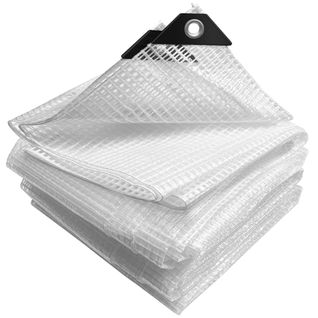 Bâche De Protection En Polyéthylène Resistant Et Impermeable 180g/m² Blanche 2x3m