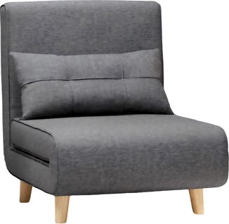 Fauteuil Convertible Fauteuil Lit Canapé 1 Place Chaise Longue Coussin Réglable Pliante