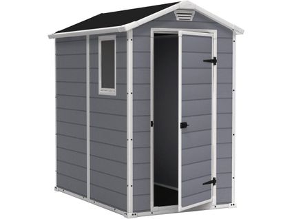 Abri De Jardin Résine "premium 46sp" - 2,5 M² - 130 X 192 X 198 Cm - Gris