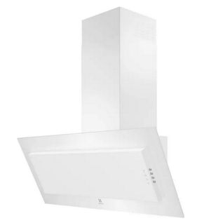 Hotte Décorative Murale 90cm 600m3/h Blanc Et Verre - Lfv329w
