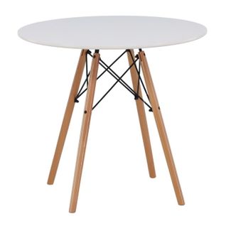 Table à Manger Ronde "danburi" 75cm Blanc