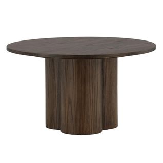 Table Basse Ronde "olivia" 80cm Moka
