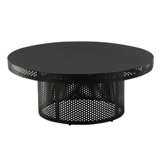 Table Basse Design Ajouré "west End" 100cm Noir
