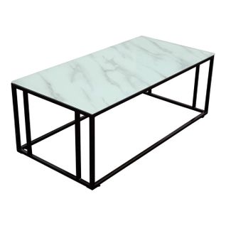 Table Basse Design "rock" 120cm Blanc