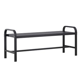 Banc De Jardin Design "cascais" 125cm Noir