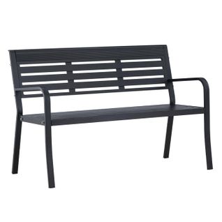 Banc De Jardin "elvas" 125cm Noir