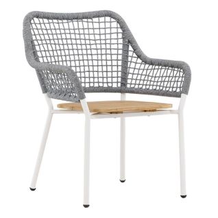 Chaise De Jardin "amora" 88cm Gris