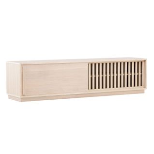 Meuble TV Design Nervuré "lugo" 180cm Naturel