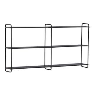 Étagère Murale En Métal "lyon" 122cm Noir