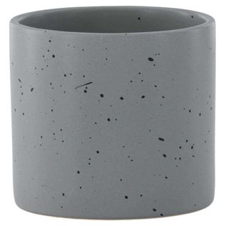 Cache Pot En Grès Sane 11x10 Cm Gris