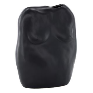 Vase Buste En Céramique "romie" 28cm Noir