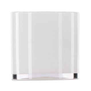 Photophore Déco "gloria" 12cm Blanc