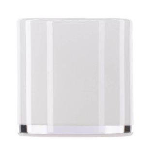 Photophore Déco "gloria" 10cm Blanc