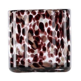 Photophore Déco Moucheté "gloria" 8cm Multicolore