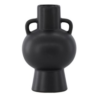 Vase Design En Céramique "cent" 24cm Noir