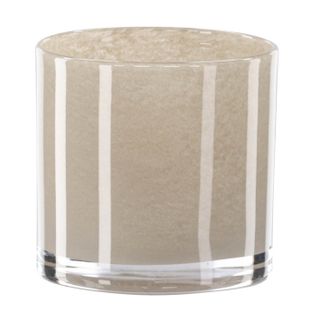 Photophore Déco "gloria" 10cm Beige