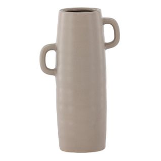Vase Ondulé En Céramique "cent" 25cm Marron