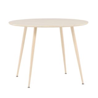 Table à Manger Design "plaza" 100cm Naturel