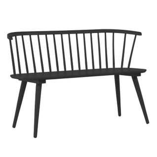Banc Design En Bois "bobby" 120cm Noir