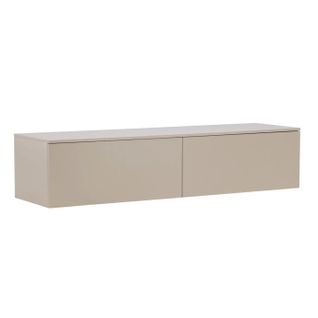 Meuble TV Design "frihamn" 160cm Beige