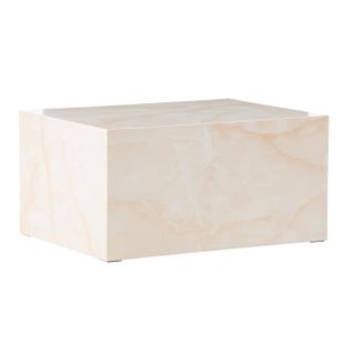 Table Basse Design "york" 80cm Jaune Clair