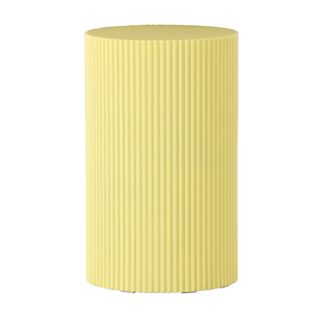 Table D'appoint Nervurée "lenox" 50cm Jaune