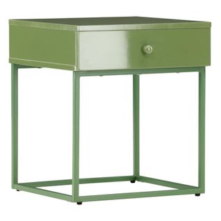 Table De Chevet 1 Tiroir "bakal" 50cm Vert