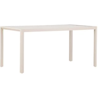 Table Extérieure En Aluminium 150 X 85 X 72 Cm Giardini Beige