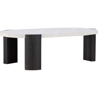 Table Basse 125 X 71 Cm Kres Gris, Marron