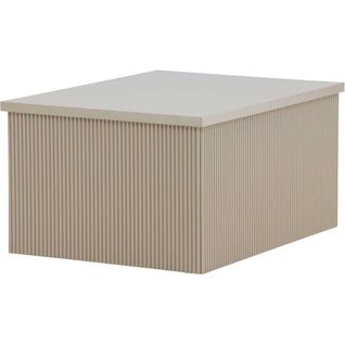 Table Basse Beige Lenox 80 X 60 X 40 Cm