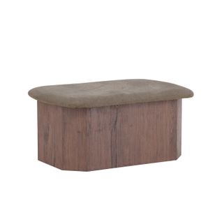 Pouf Design "todd" 88cm Marron