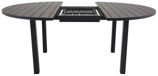 Table De Jardin Marbella Noir 120x120 Cm