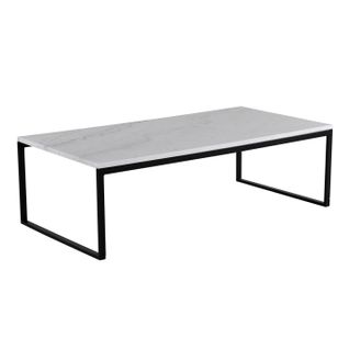Table Basse En Marbre "estelle" 120cm Blanc