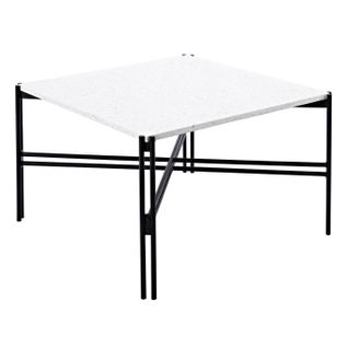 Table Basse Design Terrazzo "razzia" 75cm Blanc
