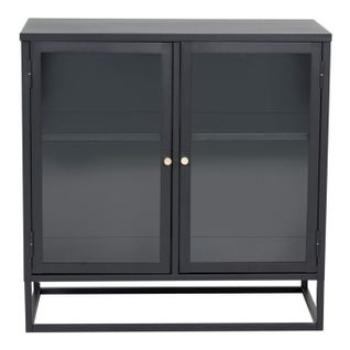 Buffet 2 Portes En Acier Bakal Noir