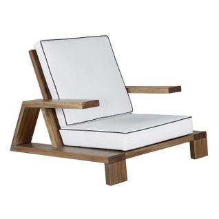 Fauteuil De Jardin En Bois "daria" 100cm Marron