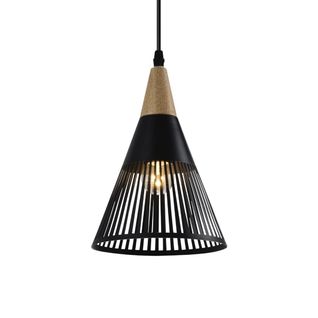 Lampe Suspension Déco "gruid" 25cm Noir