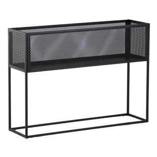 Console Design En Métal "netz" 110cm Noir