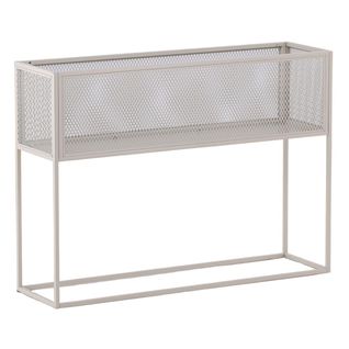 Console Design En Métal "netz" 110cm Beige