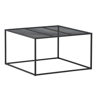 Table Basse En Métal "netz" 80cm Noir
