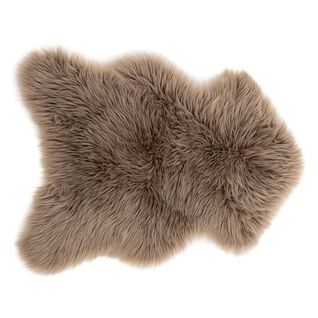 Jeté De Canapé En Polyester Et Acrylique Katy 90 X 60 Cm Marron