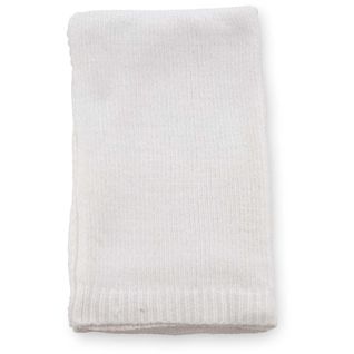 Jeté De Canapé En Polyester Chenille Ally 170 X 130 Cm Blanc